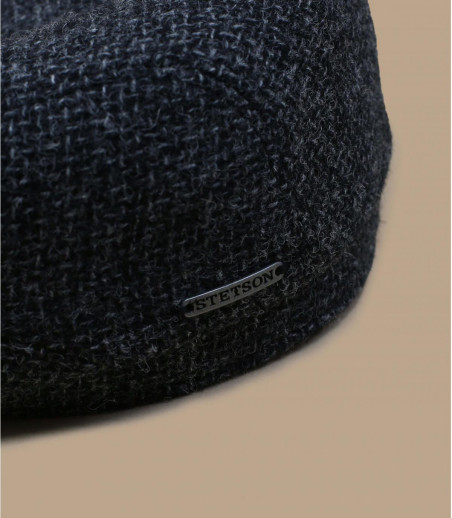 gorra gris lana Shetland Driver Cap Wool grey